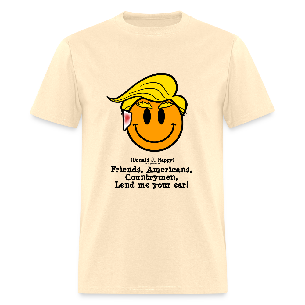Donald J Happy "Lend Me Your Ear" T-Shirt - natural