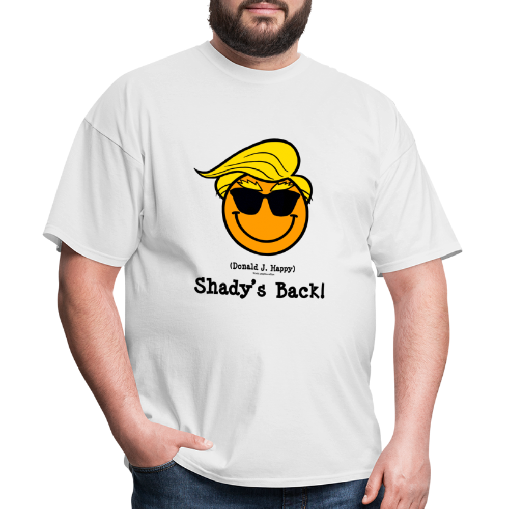 Donald J Happy "Shady's Back" T-Shirt - white