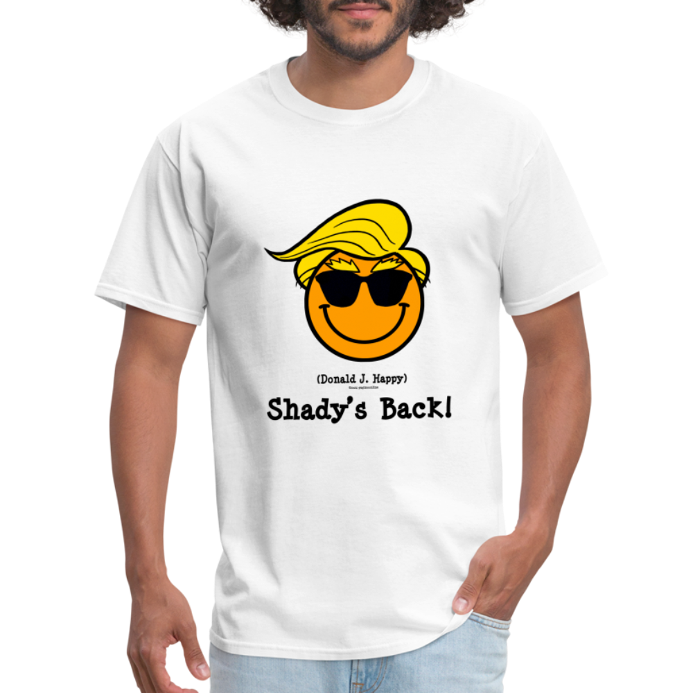 Donald J Happy "Shady's Back" T-Shirt - white