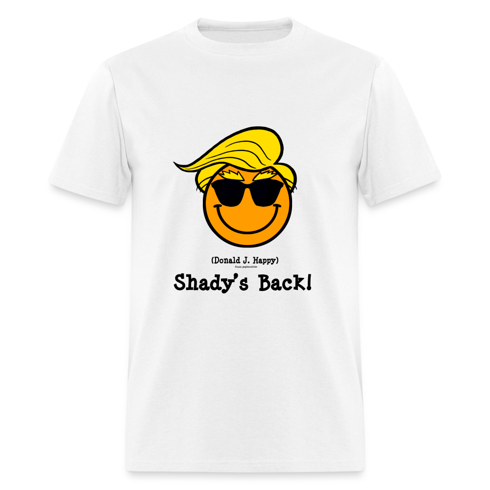 Donald J Happy "Shady's Back" T-Shirt - white