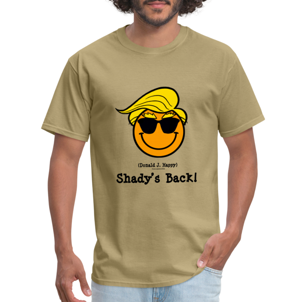 Donald J Happy "Shady's Back" T-Shirt - khaki