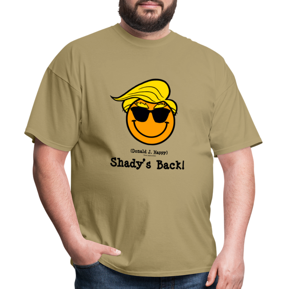 Donald J Happy "Shady's Back" T-Shirt - khaki