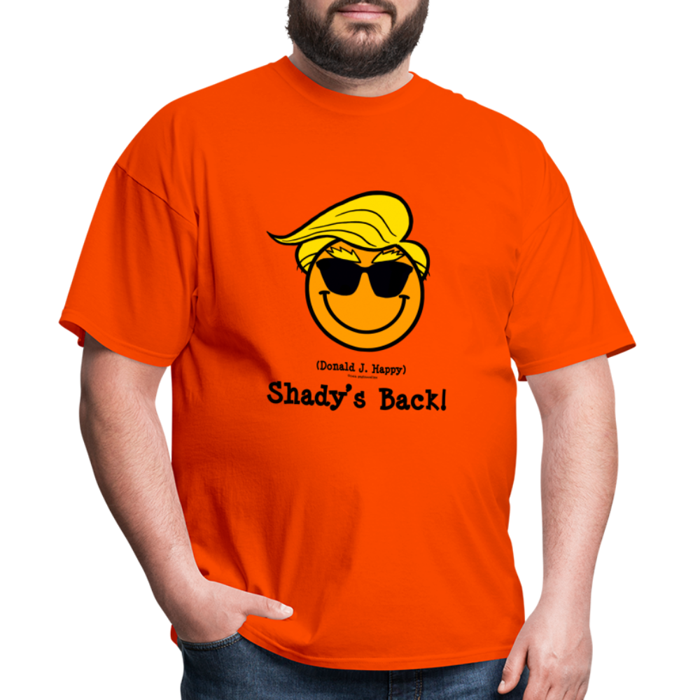 Donald J Happy "Shady's Back" T-Shirt - orange