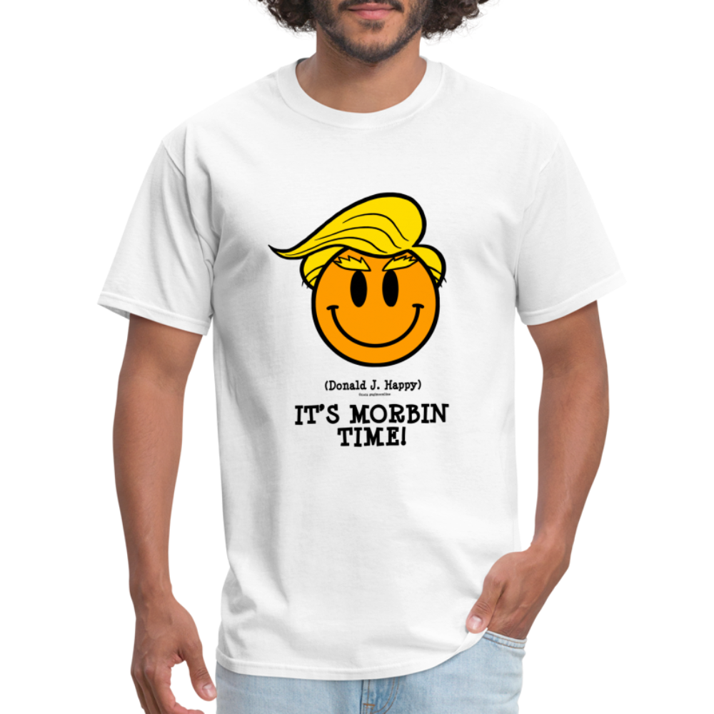 Donald J Happy "IT'S MORBIN TIME!" T-Shirt - white