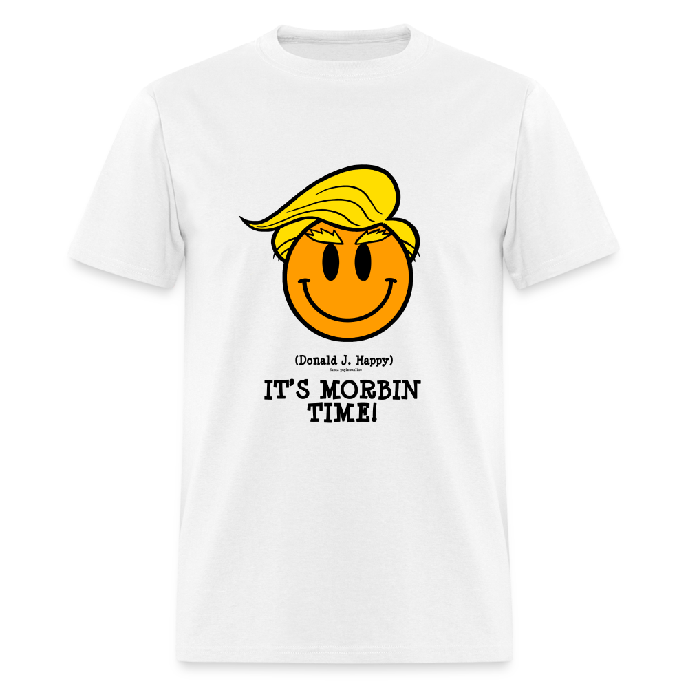 Donald J Happy "IT'S MORBIN TIME!" T-Shirt - white