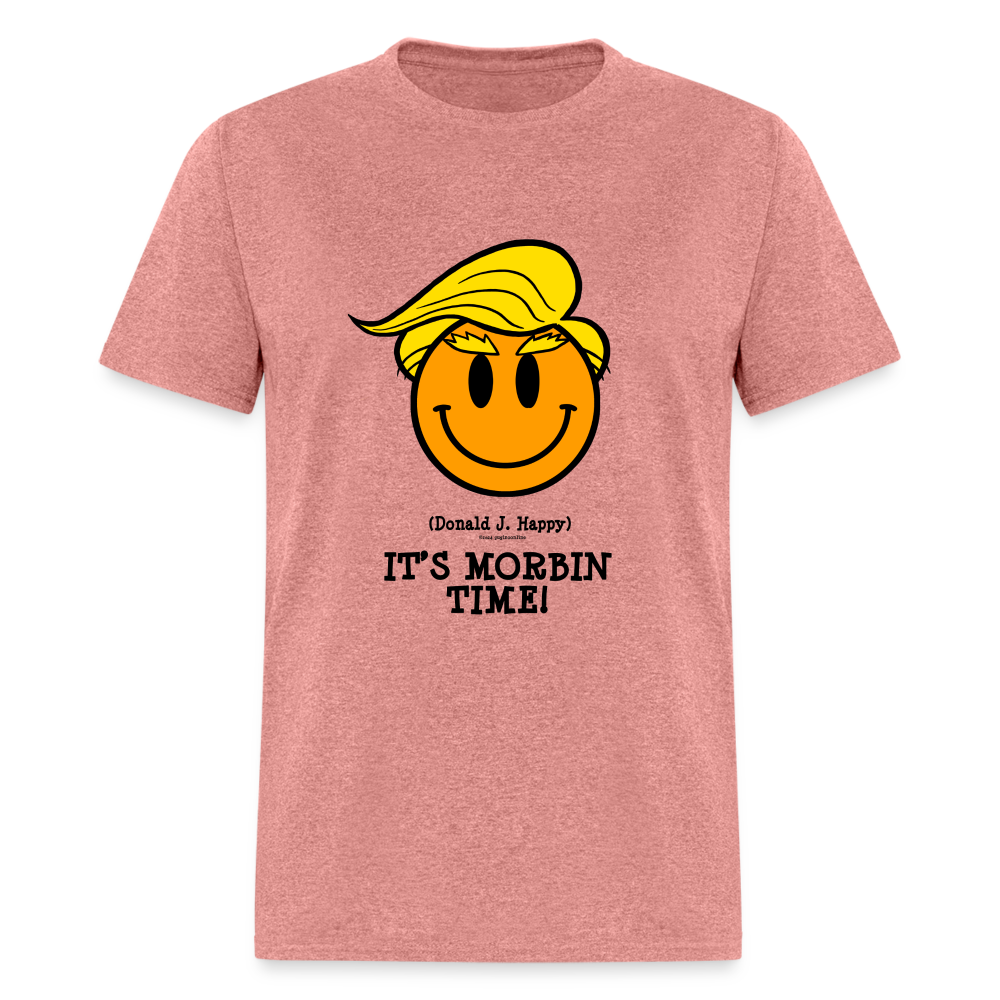 Donald J Happy "IT'S MORBIN TIME!" T-Shirt - heather mauve