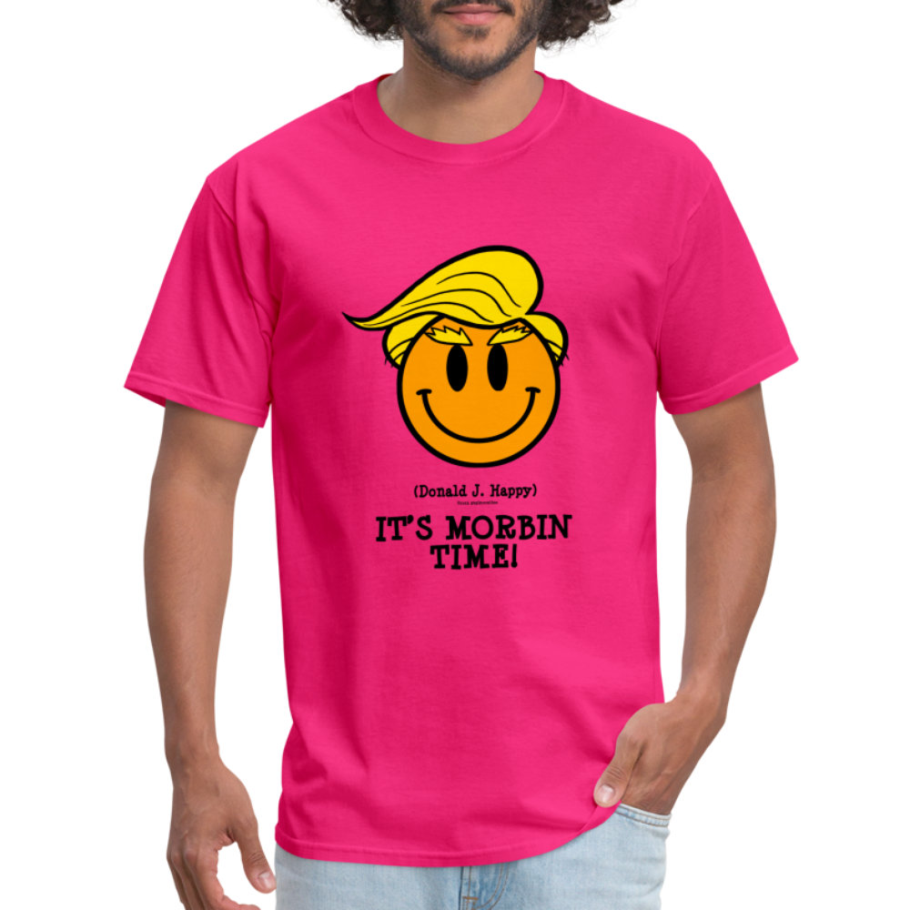 Donald J Happy "IT'S MORBIN TIME!" T-Shirt - fuchsia