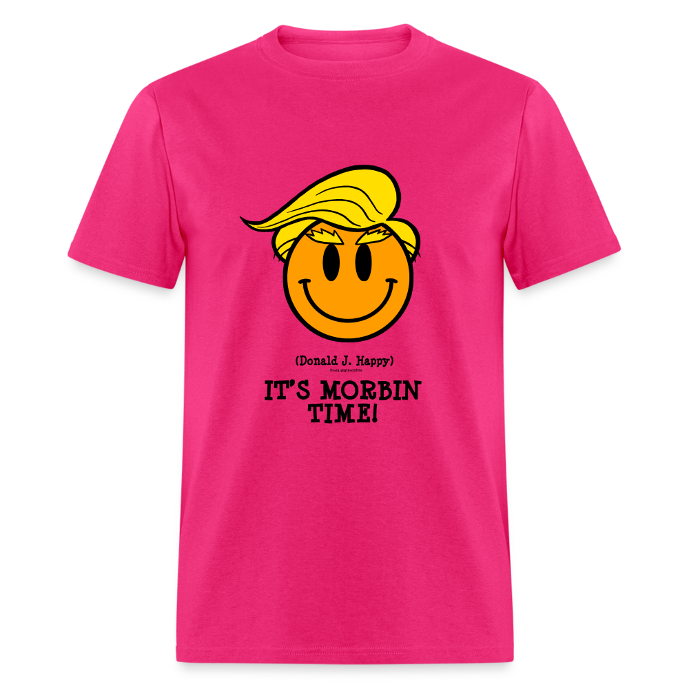 Donald J Happy "IT'S MORBIN TIME!" T-Shirt - fuchsia