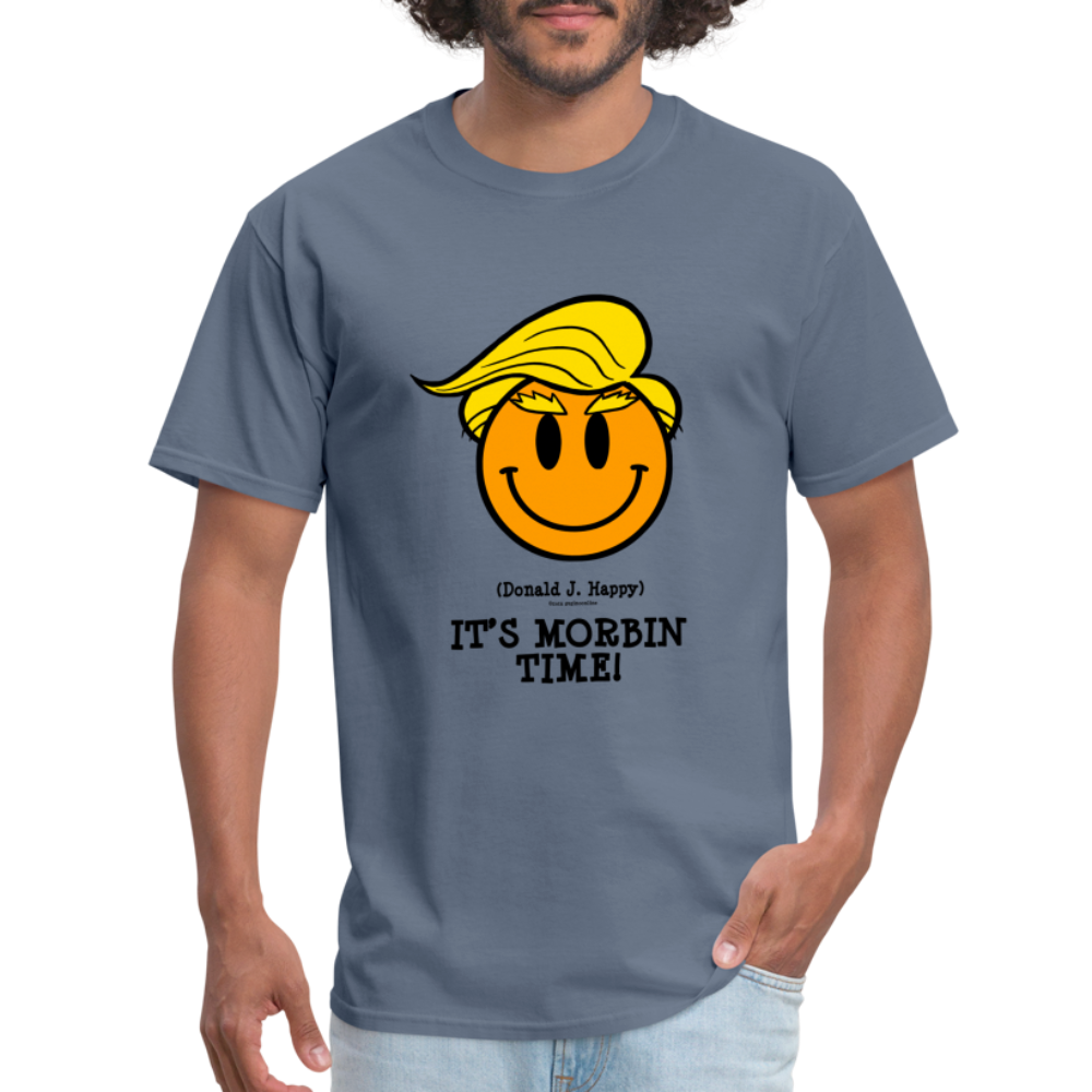 Donald J Happy "IT'S MORBIN TIME!" T-Shirt - denim
