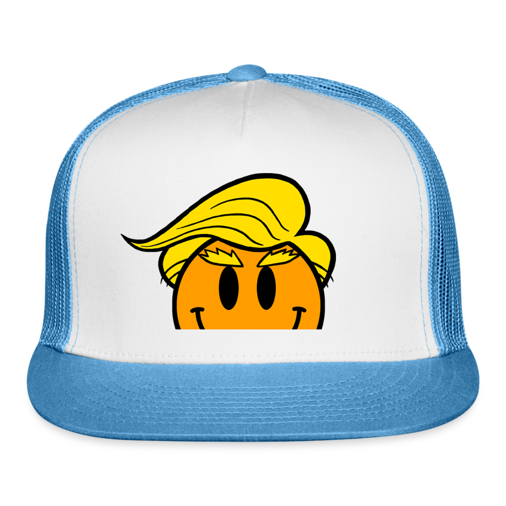 Donald J Happy "Donald is Watching You" Trucker Cap - white/blue