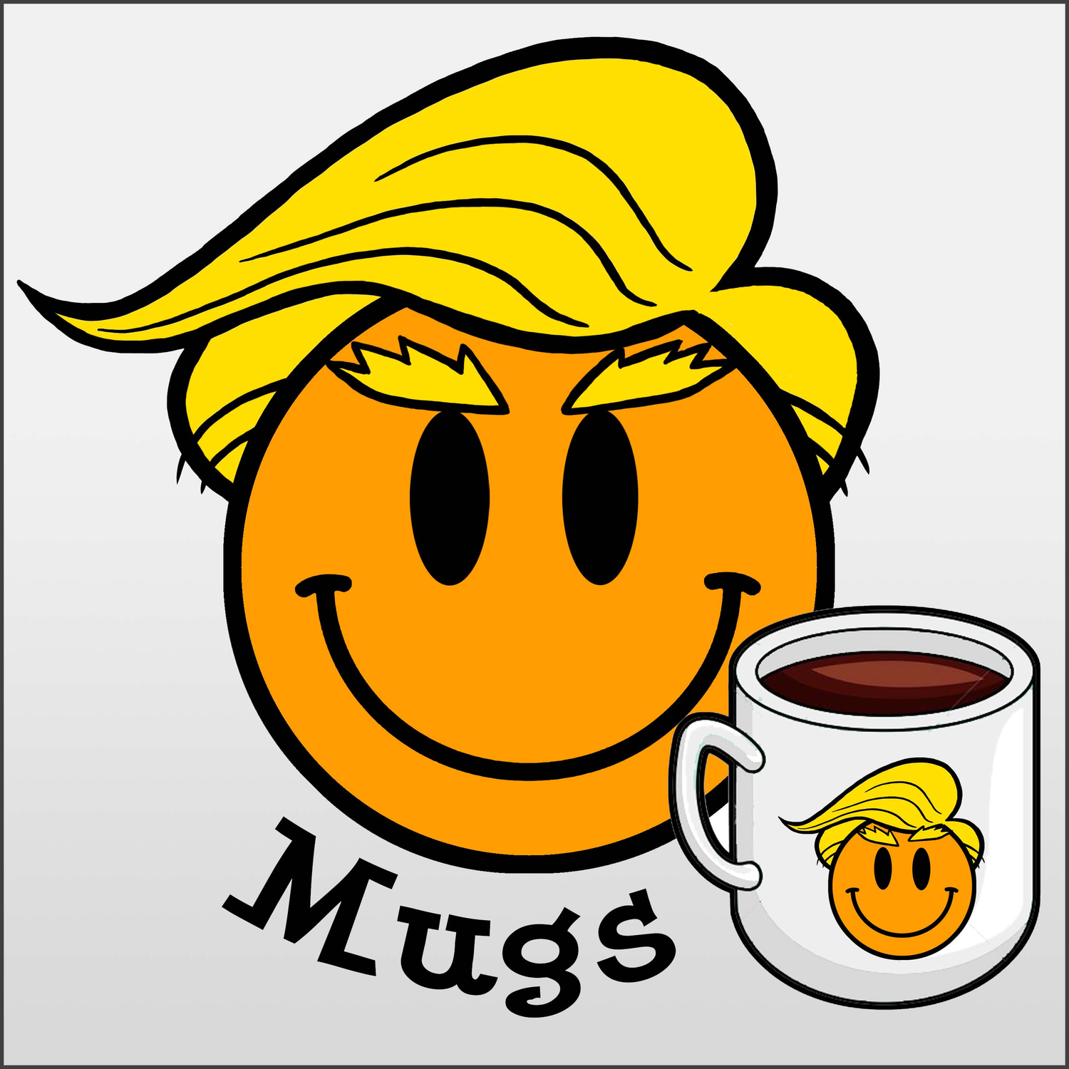 Donald J Happy Mugs