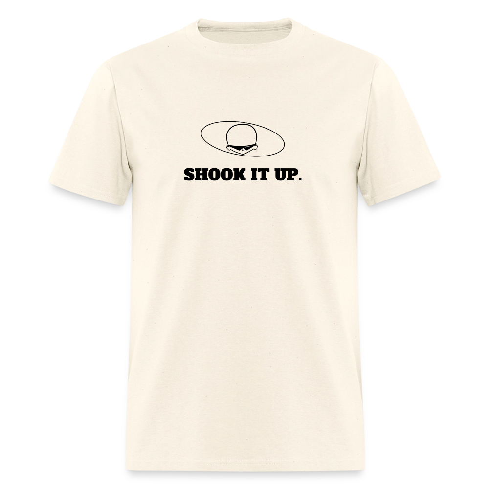 1980s "SHOOK IT UP." Pop Progeny T-Shirt (Dark on Light) - sweet cream heather