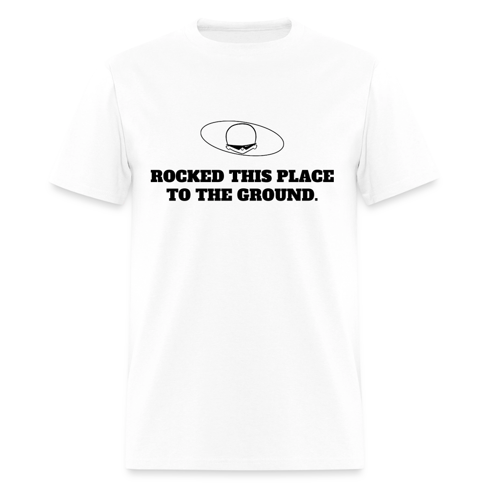 1980s "HELD ON TIGHT TO MY DREAMS." Pop Progeny T-Shirt (Dark on Light) - white