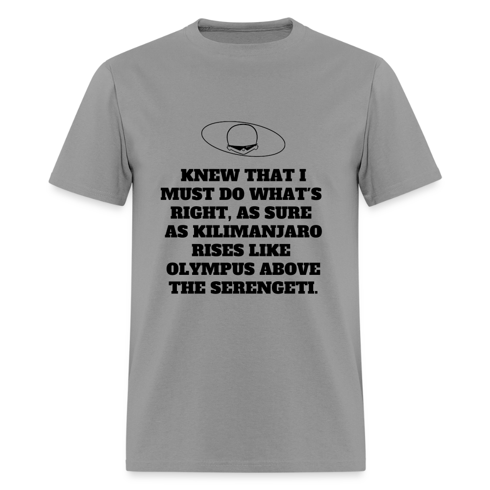 1980s "OLYMPUS ABOVE THE SERENGETI." Pop Progeny T-Shirt (Dark on Light) - rock