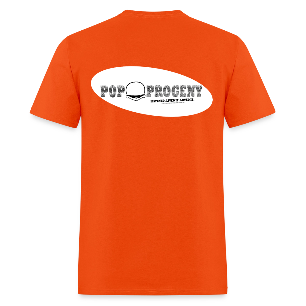 1950s "BAMBA BAMBA'D." Pop Progeny T-Shirt (Dark on Light) - orange
