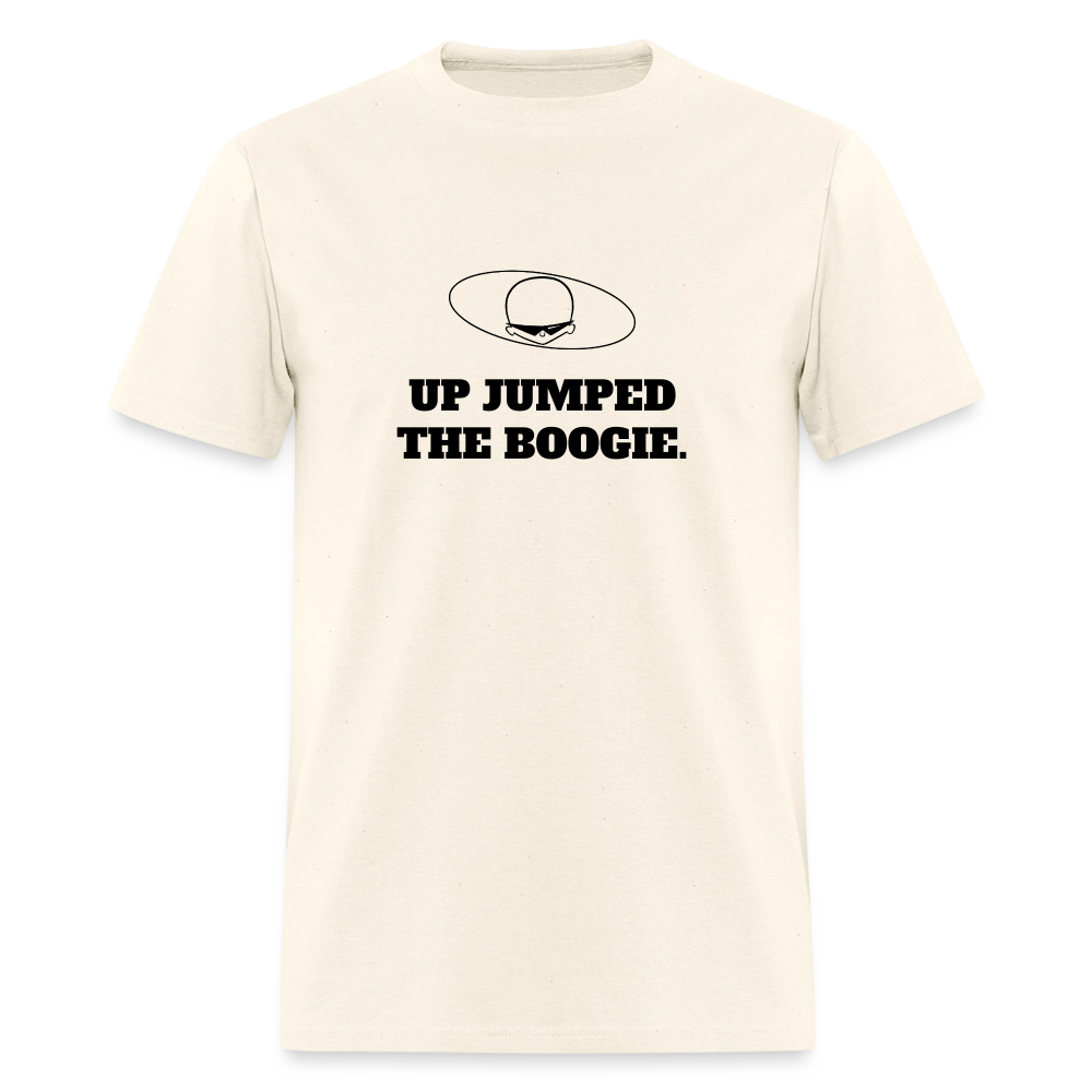 1970s "UP JUMPED THE BOOGIE." Pop Progeny T-Shirt (Dark on Light) - sweet cream heather