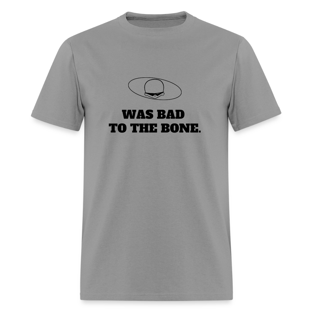1980s "WAS BAD TO THE BONE." Pop Progeny T-Shirt (Dark on Light) - rock