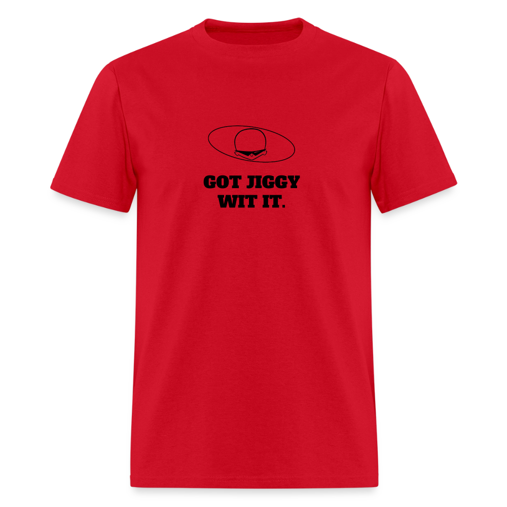 1990s "GOT JIGGY WIT IT." Pop Progeny T-Shirt (Dark on Light) - red