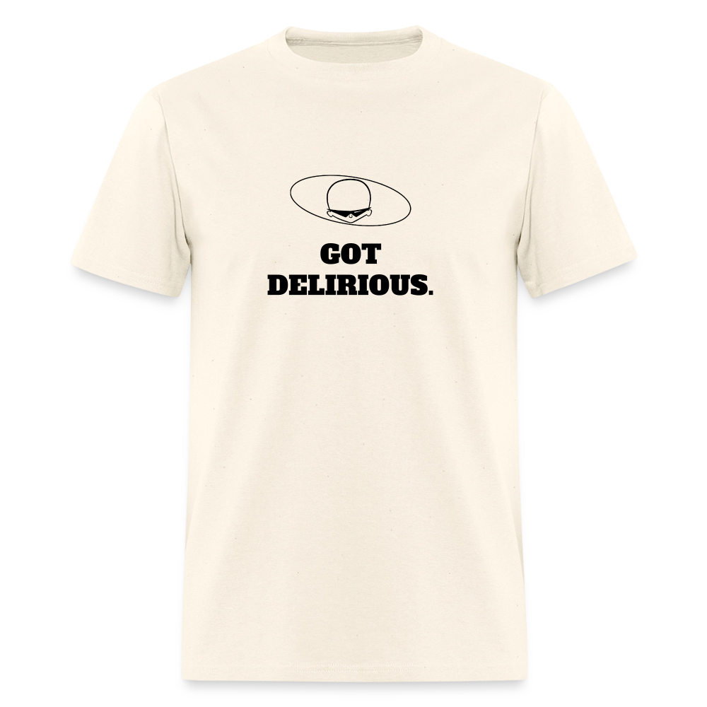 1980s "GOT DELIRIOUS." Pop Progeny T-Shirt (Dark on Light) - sweet cream heather