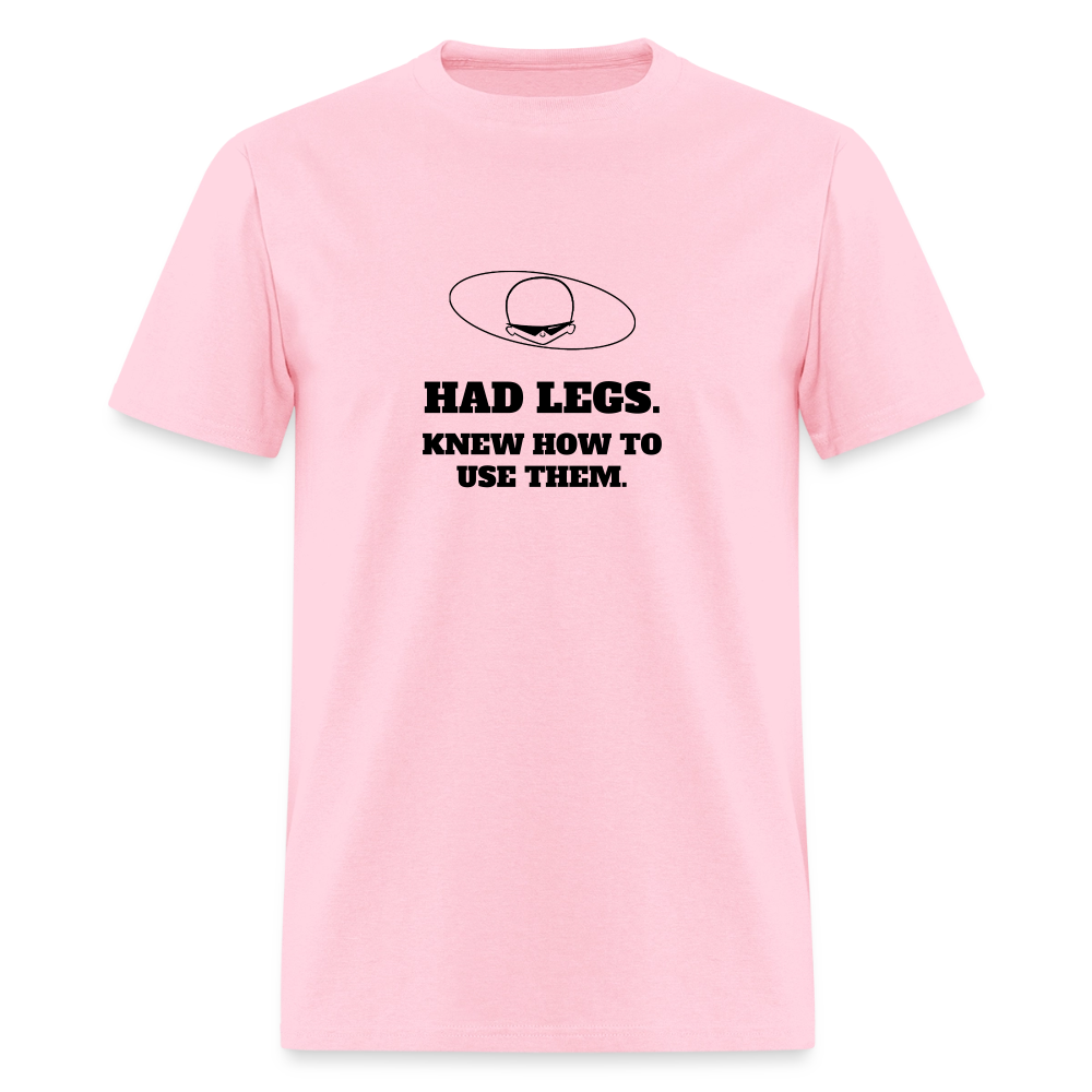 1980s "HAD LEGS." Pop Progeny T-Shirt (Dark on Light) - pink