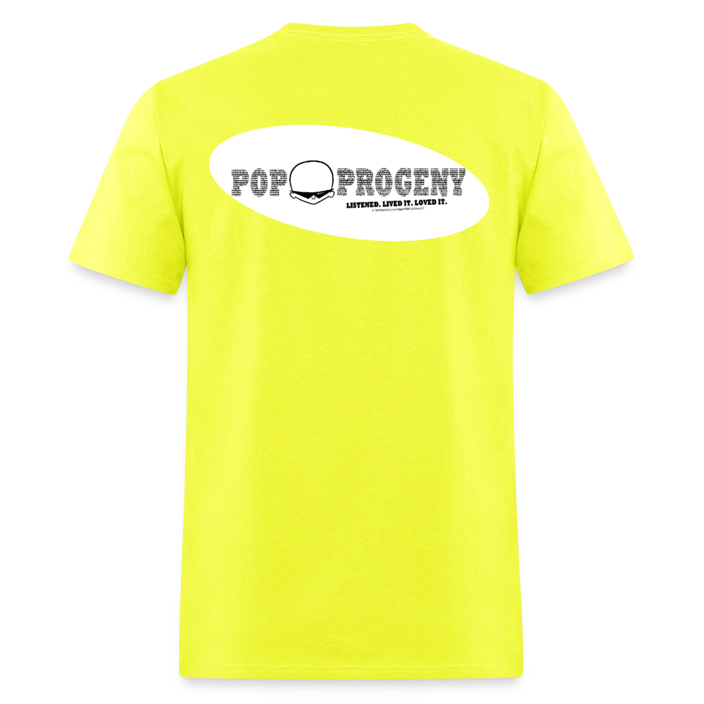 1980s "WHIPPED IT. GOOD." Pop Progeny T-Shirt (Dark on Light) - safety green