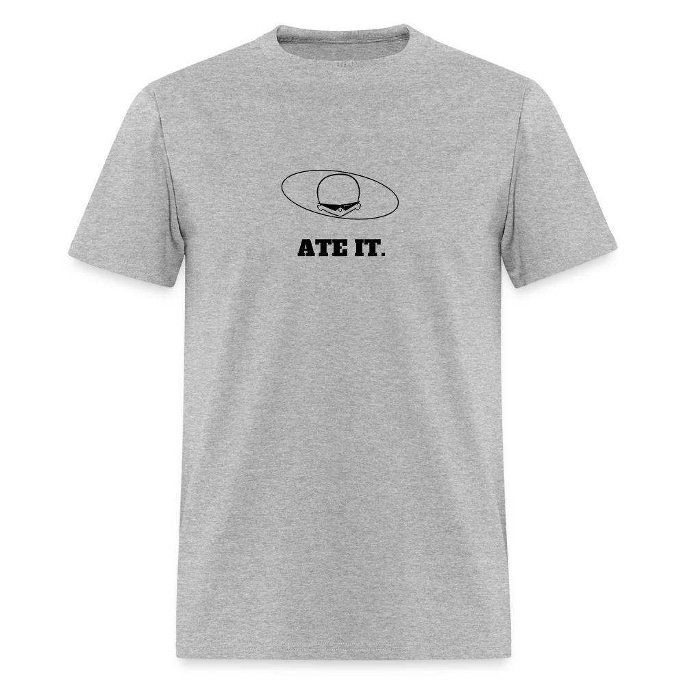 1980s "ATE IT." Pop Progeny T-Shirt (Dark on Light) - heather gray
