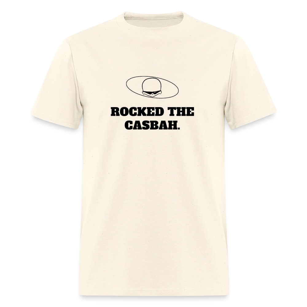 1980s "ROCKED THE CASBAH." Pop Progeny T-Shirt (Dark on Light) - sweet cream heather