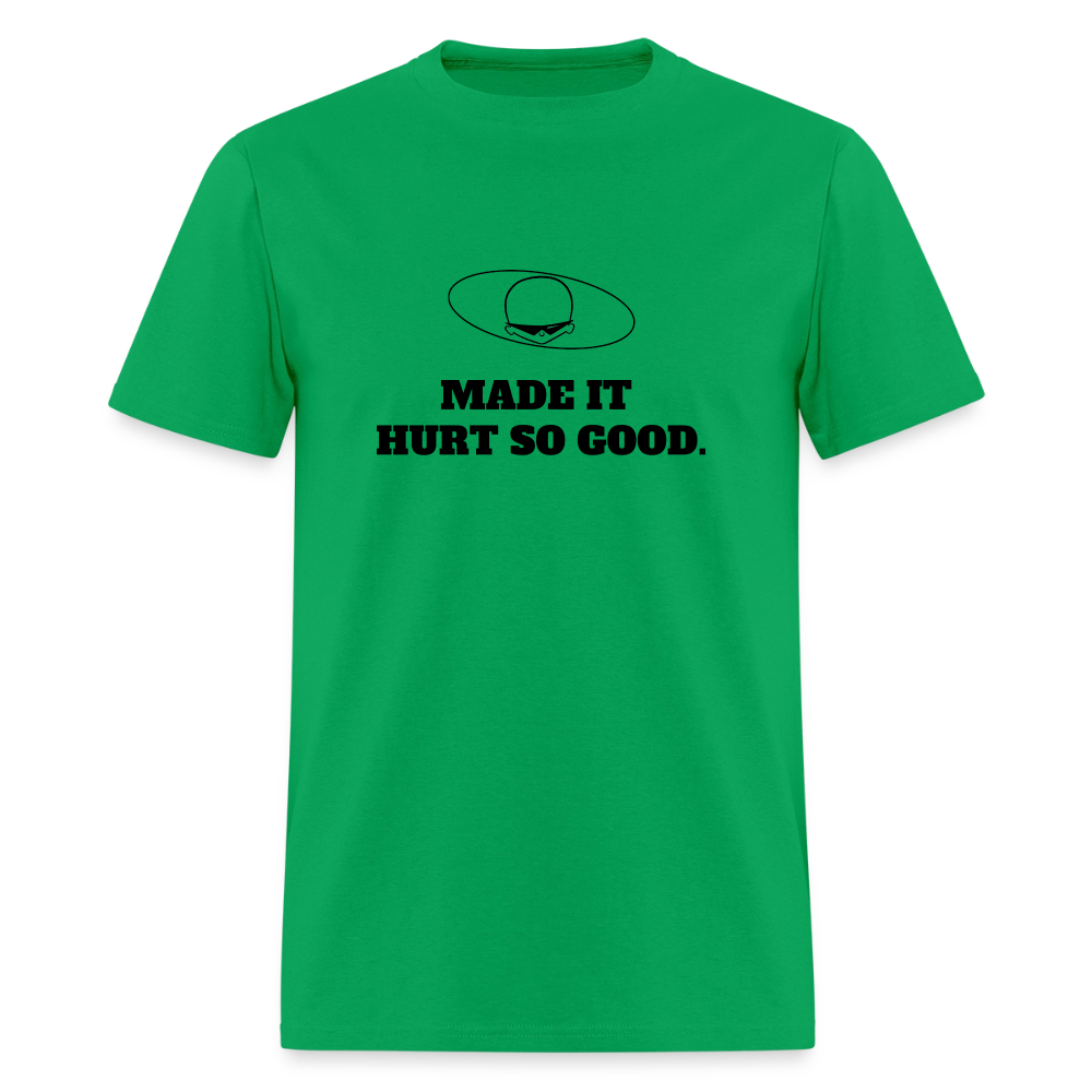 1980s "MADE IT HURT SO GOOD." Pop Progeny T-Shirt (Dark on Light) - bright green
