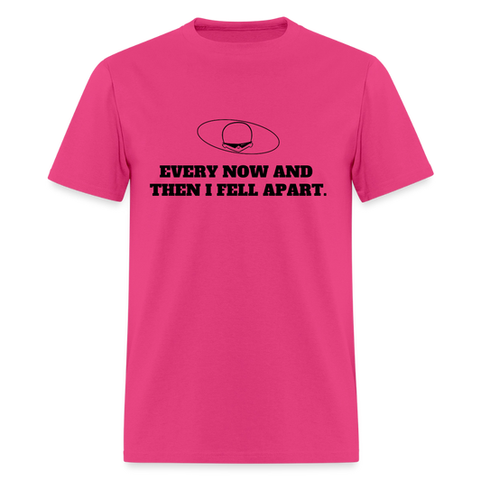1980s "EVERY NOW AND THEN I FELL APART." Pop Progeny T-Shirt (Dark on Light) - fuchsia