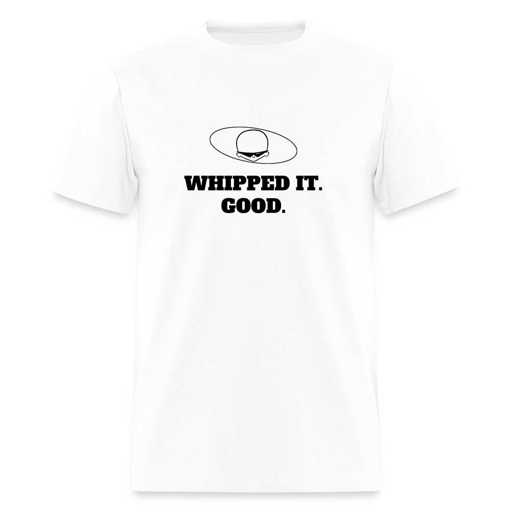 1980s "WHIPPED IT. GOOD." Pop Progeny T-Shirt (Dark on Light) - white