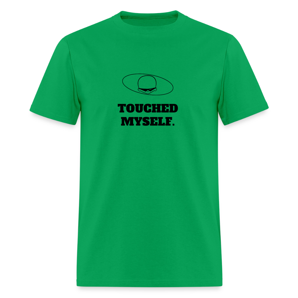 1980s "TOUCHED MYSELF" Pop Progeny T-Shirt (Dark on Light) - bright green