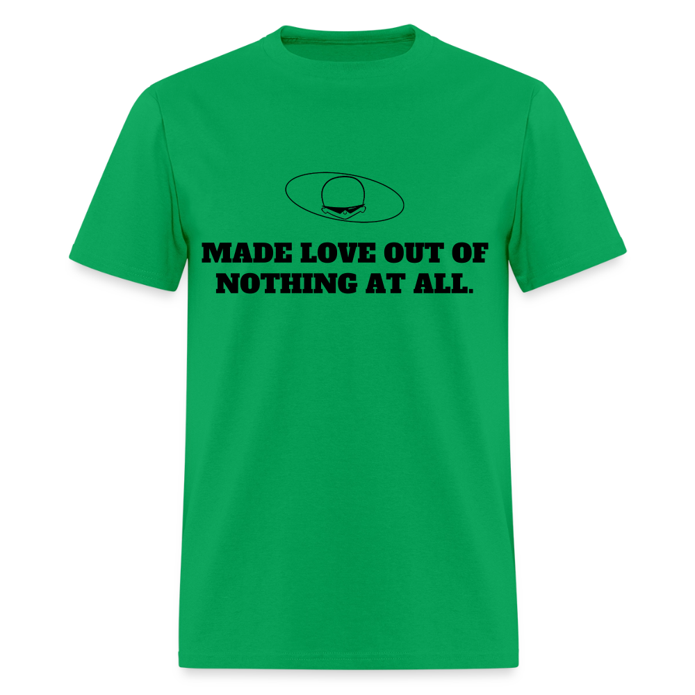 1980s "MADE LOVE OUT OF NOTHING AT ALL" Pop Progeny T-Shirt (Dark on Light) - bright green