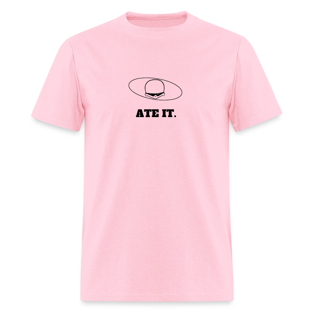 1980s "ATE IT." Pop Progeny T-Shirt (Dark on Light) - pink