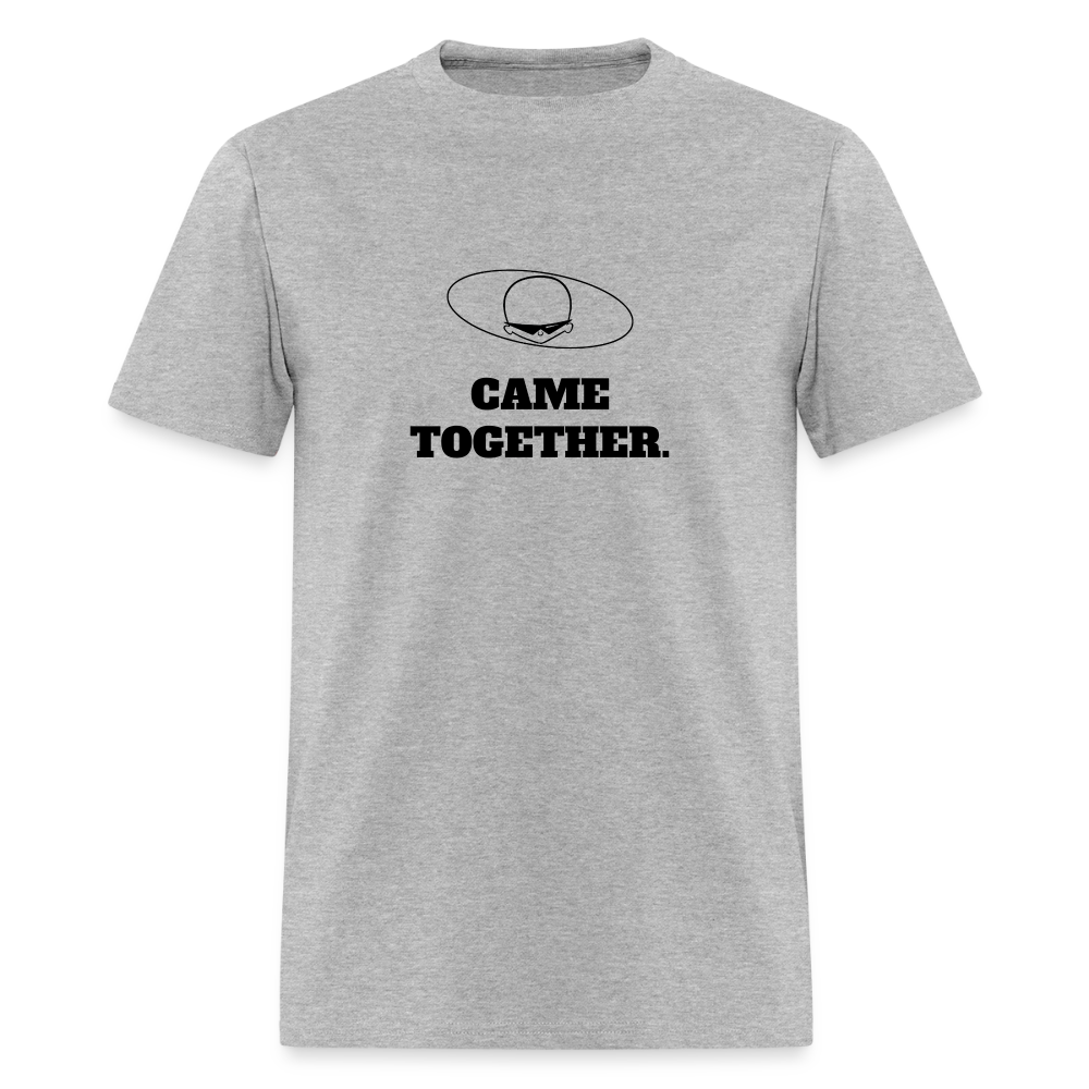 1960s "CAME TOGETHER." Pop Progeny Couples T-Shirt (Dark on Light) - heather gray