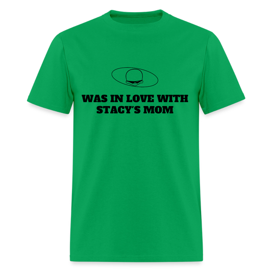 2000s "WAS IN LOVE WITH STACY'S MOM." Pop Progeny T-Shirt (Dark on Light) - bright green