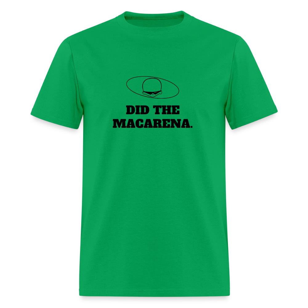 1990s "DID THE MACARENA." Pop Progeny T-Shirt (Dark on Light) - bright green
