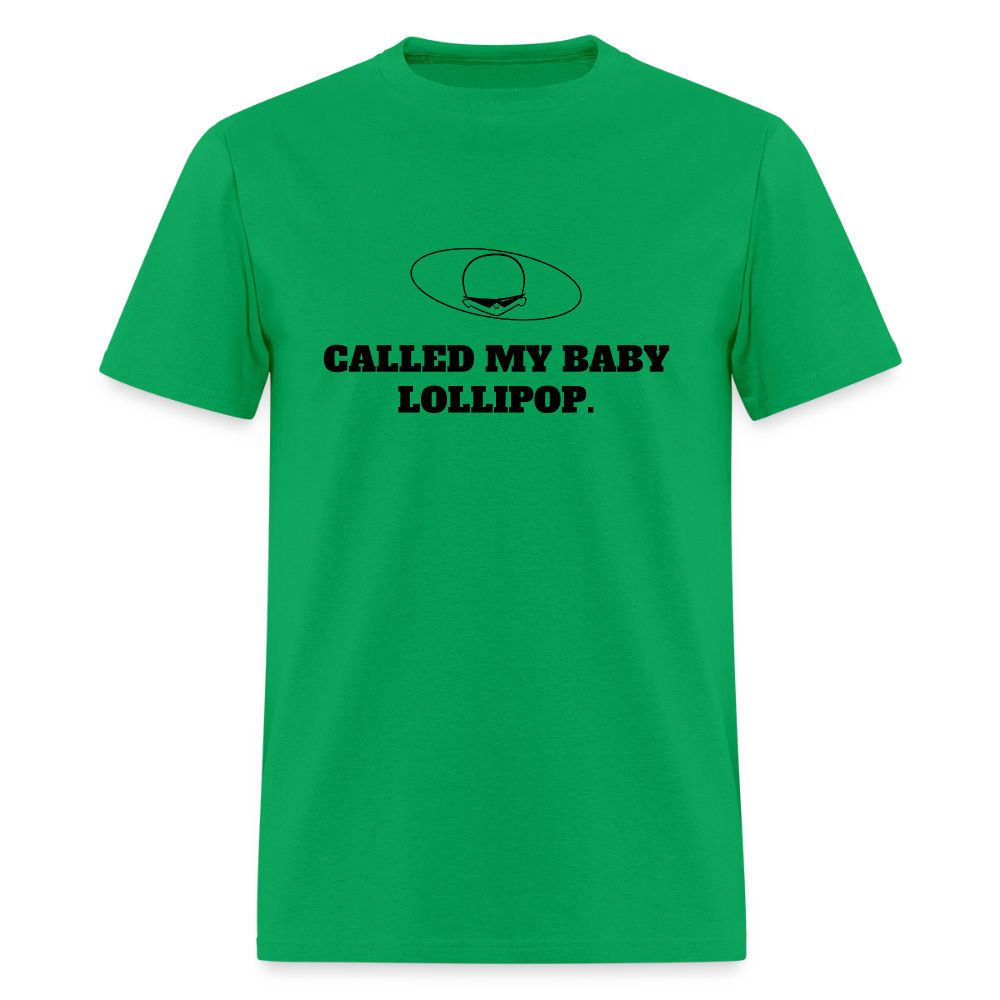 1950s "CALLED MY BABY LOLLIPOP." Pop Progeny T-Shirt (Dark on Light) - bright green