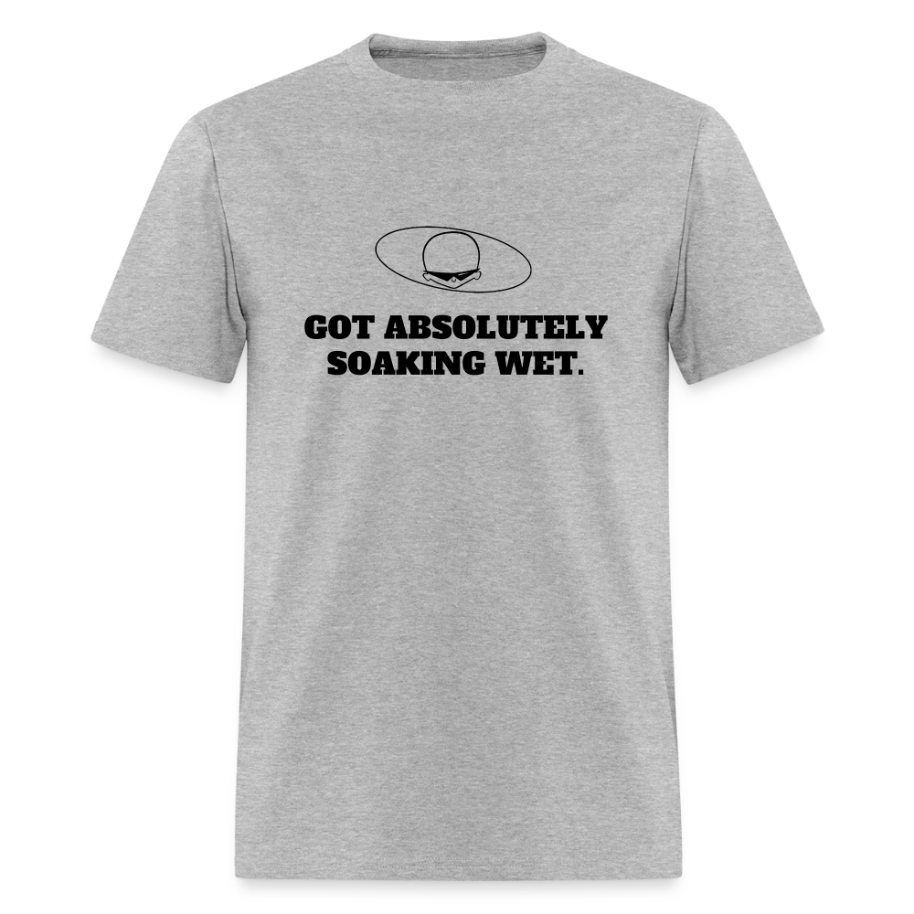 1980s "GOT ABSOLUTELY SOAKING WET." Pop Progeny T-Shirt (Dark on Light) - heather gray