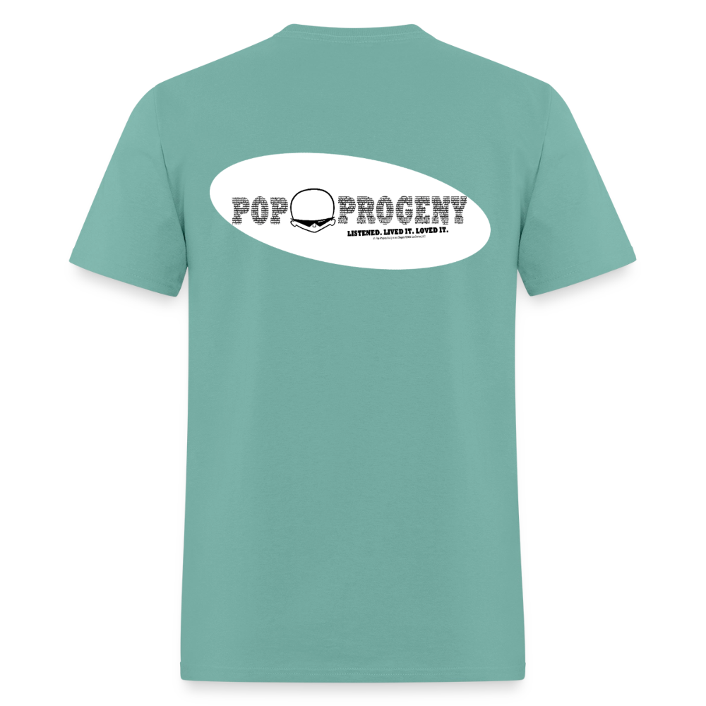 1950s "BAMBA BAMBA'D." Pop Progeny T-Shirt (Dark on Light) - aquatic