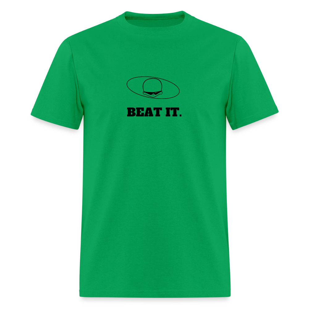 1980s "BEAT IT." Pop Progeny T-Shirt (Dark on Light) - bright green
