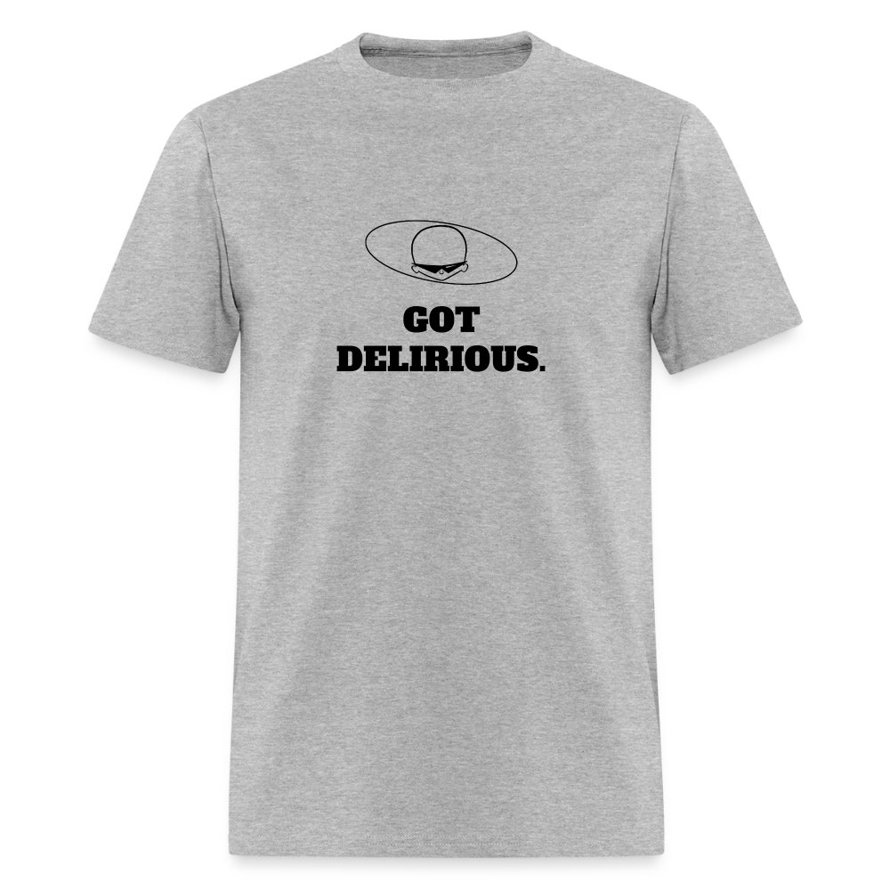 1980s "GOT DELIRIOUS." Pop Progeny T-Shirt (Dark on Light) - heather gray