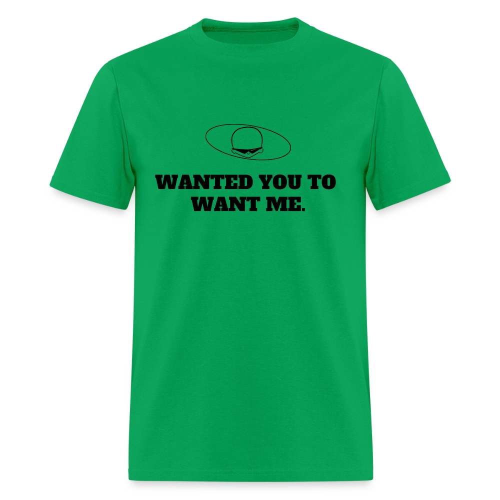 1980s "WANTED YOU TO WANT ME." Pop Progeny T-Shirt (Dark on Light) - bright green