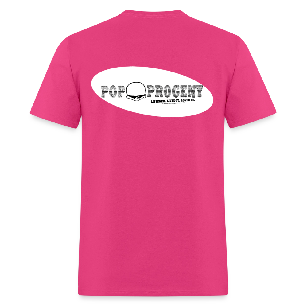 1950s "BAMBA BAMBA'D." Pop Progeny T-Shirt (Dark on Light) - fuchsia