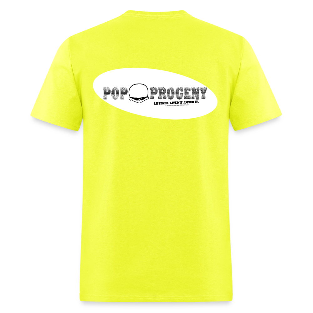 1950s "BAMBA BAMBA'D." Pop Progeny T-Shirt (Dark on Light) - safety green