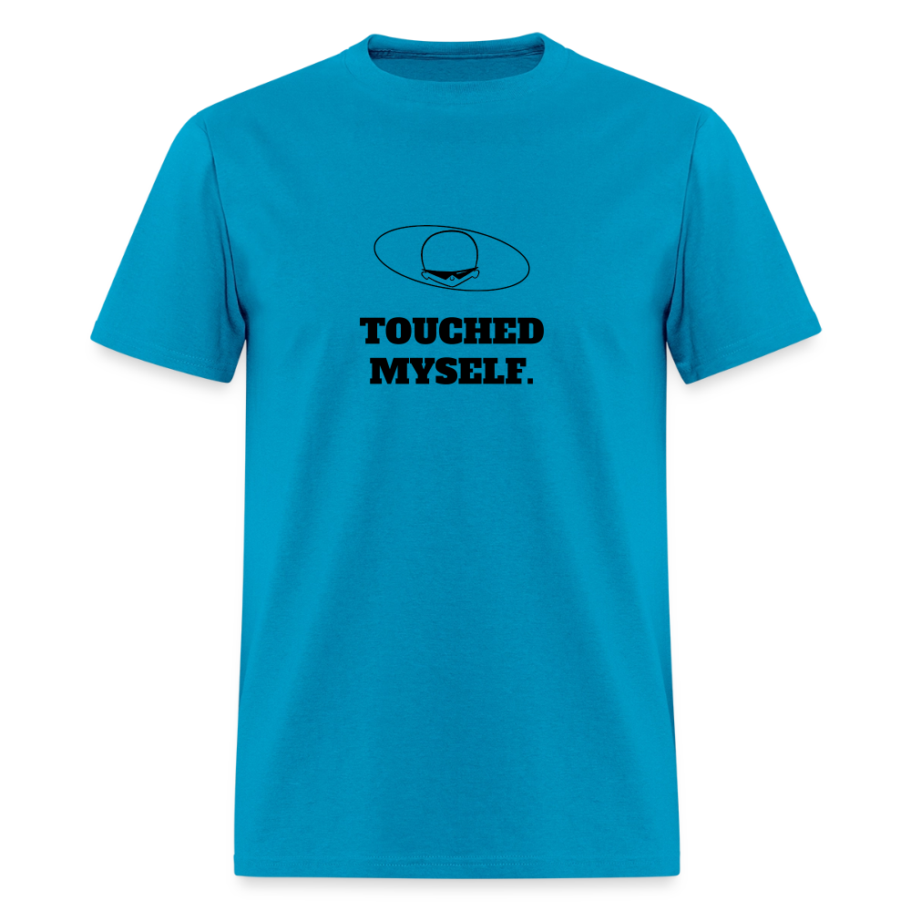 1980s "TOUCHED MYSELF" Pop Progeny T-Shirt (Dark on Light) - turquoise