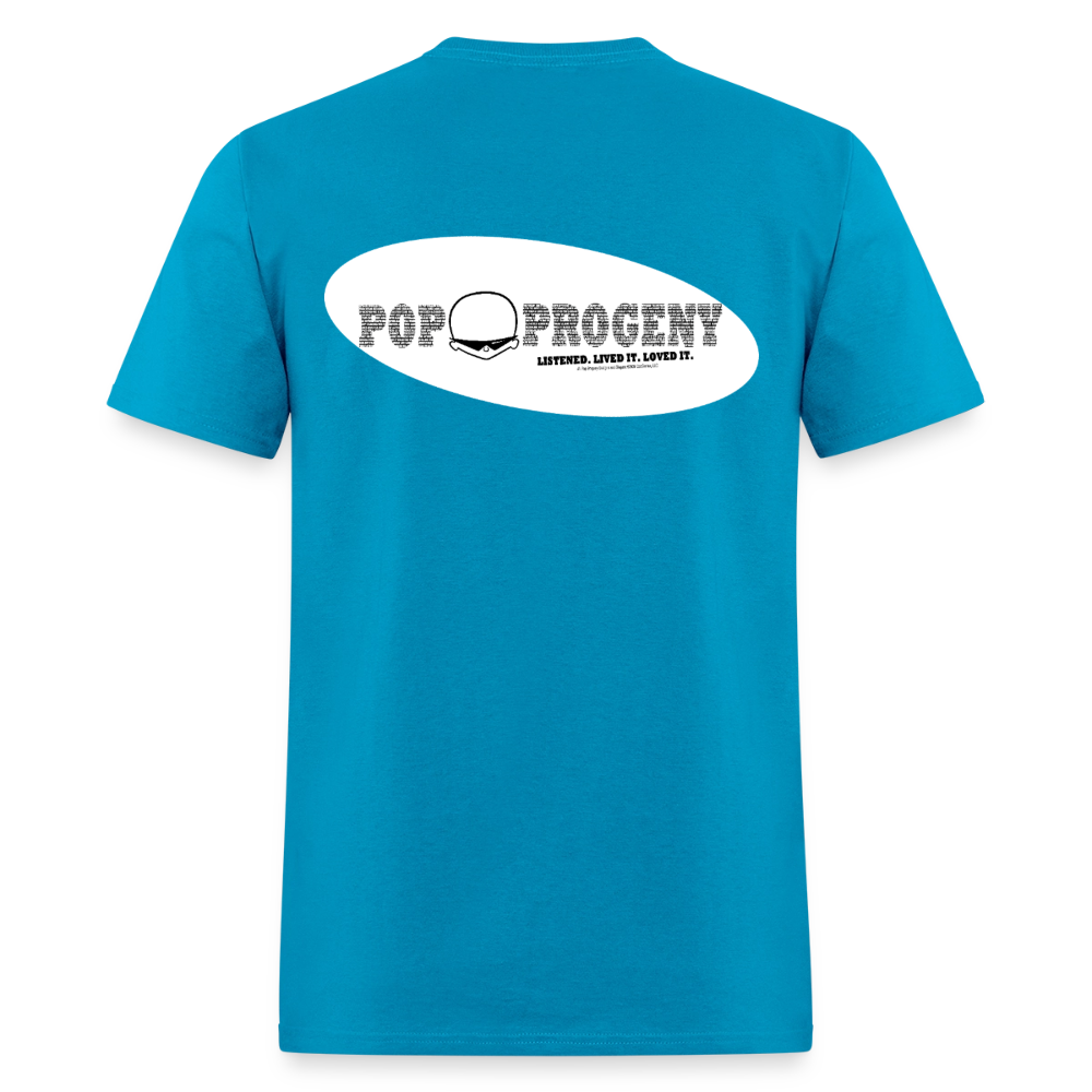 1950s "BAMBA BAMBA'D." Pop Progeny T-Shirt (Dark on Light) - turquoise