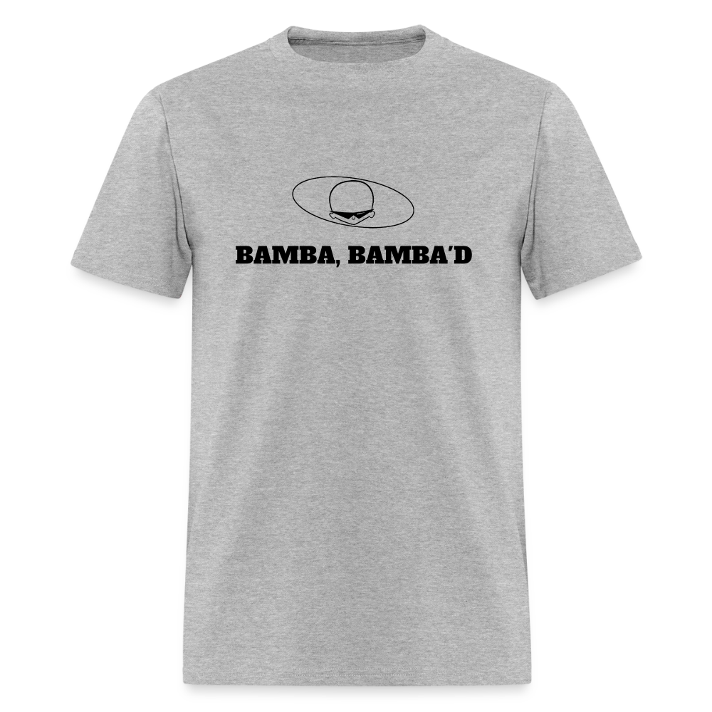 1950s "BAMBA BAMBA'D." Pop Progeny T-Shirt (Dark on Light) - heather gray