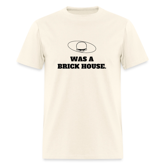 1970s "WAS A BRICK HOUSE." Pop Progeny T-Shirt (Dark on Light) - sweet cream heather