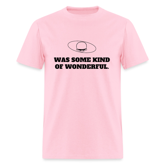 1970s "WAS SOME KIND OF WONDERFUL." Pop Progeny T-Shirt (Dark on Light) - pink