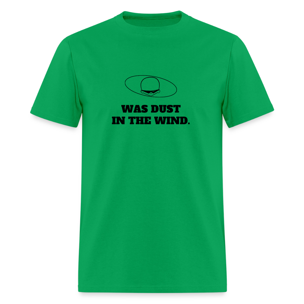 1970s "DUST IN THE WIND." Pop Progeny T-Shirt (Dark on Light) - bright green